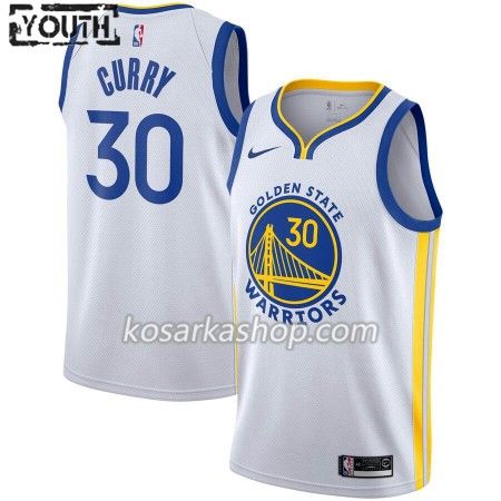 Dres Golden State Warriors Stephen Curry 30 Nike 2019-20 Association Edition Swingman - Dječji